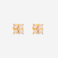 Roberto Coin 18K Yellow Gold Diamond Earrings 9991210AYERX - THE SOLIST - Roberto Coin