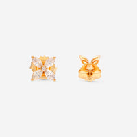 Roberto Coin 18K Yellow Gold Diamond Earrings 9991210AYERX - THE SOLIST - Roberto Coin