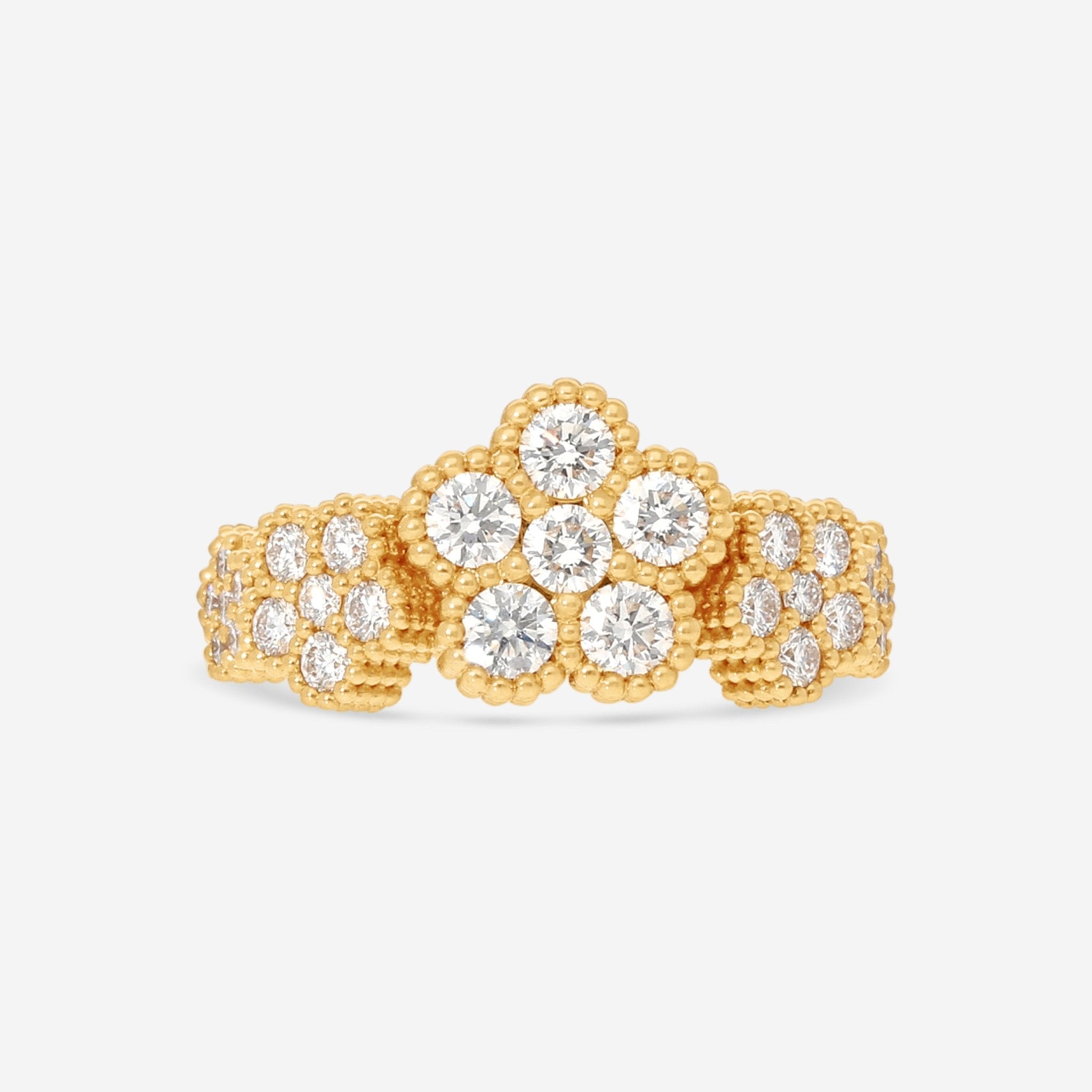 Roberto Coin 18K Yellow Gold Diamond Ring Sz. 6.5 8883268AY65X - THE SOLIST - Roberto Coin