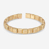 Roberto Coin 18K Yellow Gold Satin Finished and Diamond Bangle Bracelet 9151185AYBAX - THE SOLIST - Roberto Coin