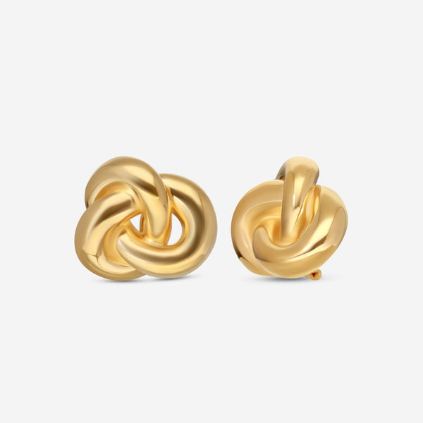 Roberto Coin 18K Yellow Gold Stud Earrings 674431AYER00 - THE SOLIST - Roberto Coin