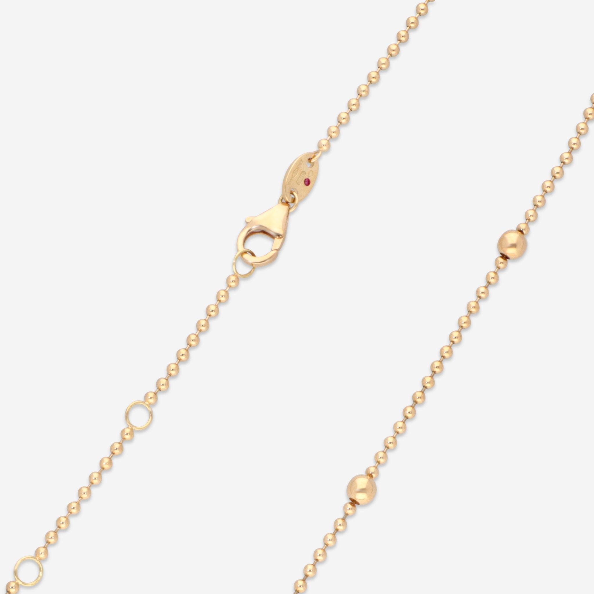 Roberto Coin 18K Yellow & White Gold Diamond Lariat Necklace 7773117AJCHX - THE SOLIST - Roberto Coin