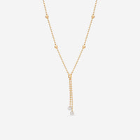 Roberto Coin 18K Yellow & White Gold Diamond Lariat Necklace 7773117AJCHX