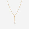 Roberto Coin 18K Yellow & White Gold Diamond Lariat Necklace 7773117AJCHX - THE SOLIST - Roberto Coin