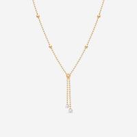 Roberto Coin 18K Yellow & White Gold Diamond Lariat Necklace 7773117AJCHX