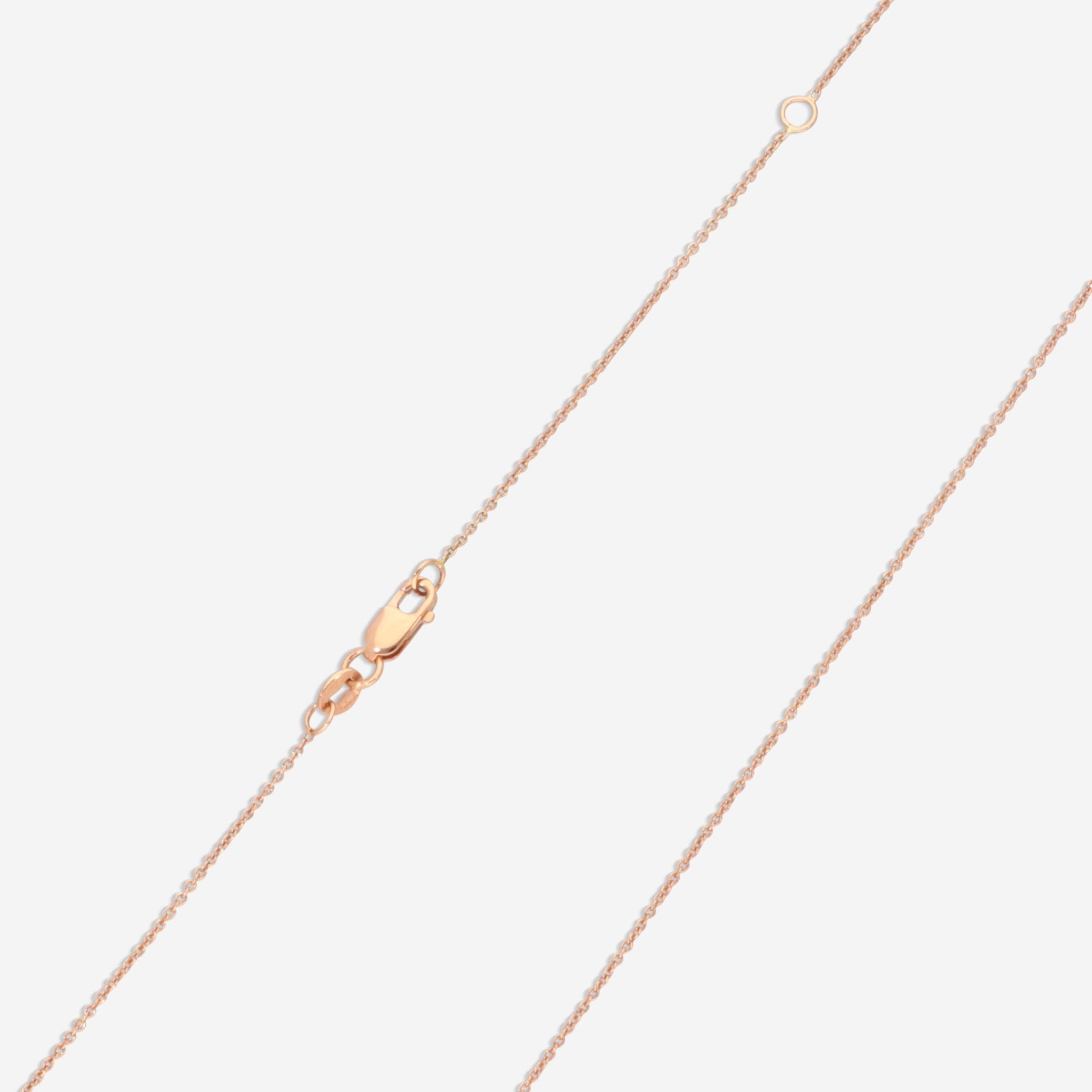 Roberto Coin Art Deco 18K Rose Gold Multistone Pendant Necklace 378130AXCHJX - THE SOLIST - Roberto Coin