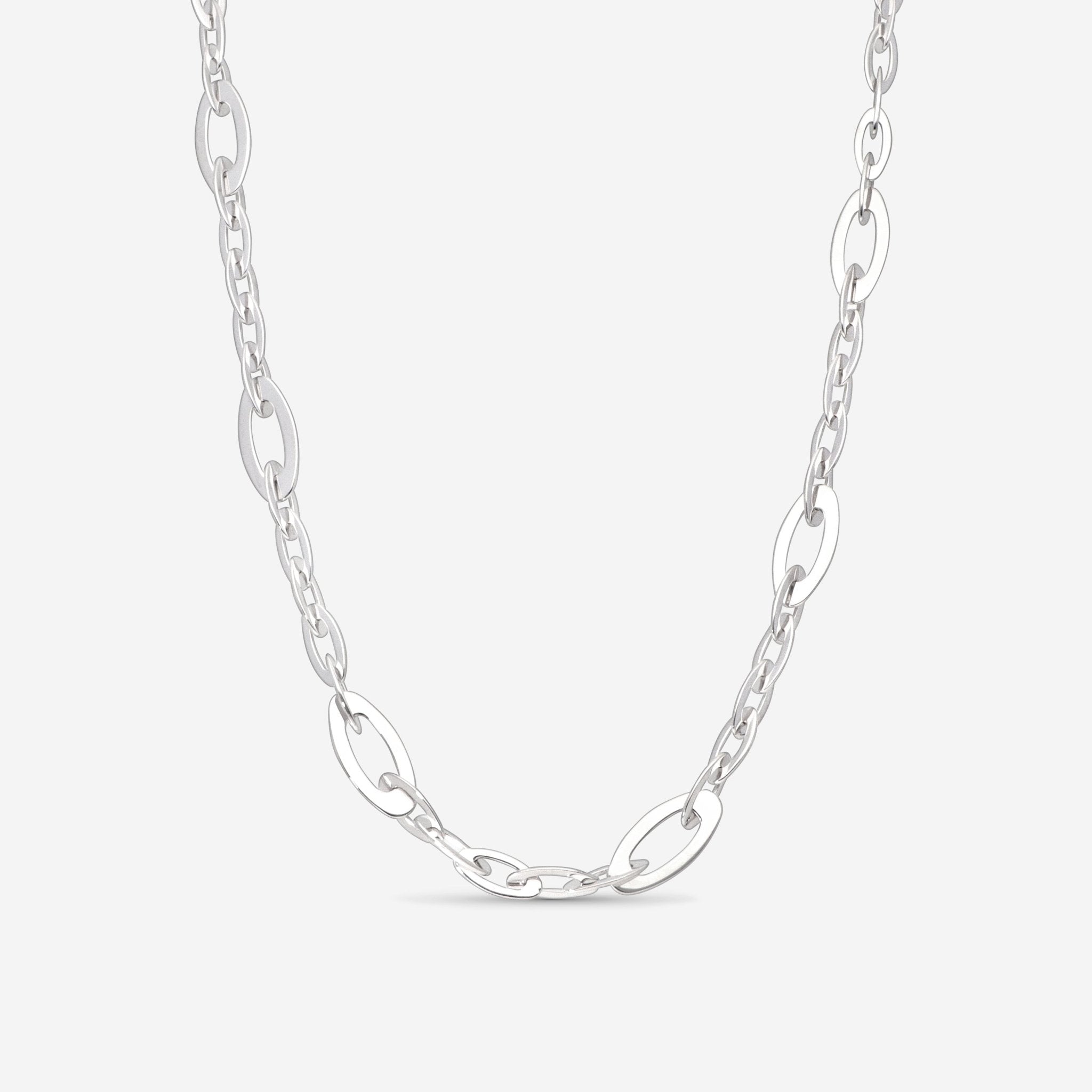 Roberto Coin Chic and Shine 18K White Gold Chain Necklace 295026AW18S0 - THE SOLIST - Roberto Coin