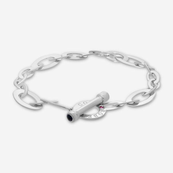 Roberto Coin Chic and Shine 18K White Gold Link Bracelet 295026AWLBS0 - THE SOLIST - Roberto Coin