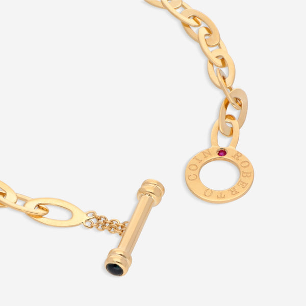 Roberto Coin Chic and Shine 18K Yellow Gold Link Bracelet 295023AYLBS0 - THE SOLIST - Roberto Coin