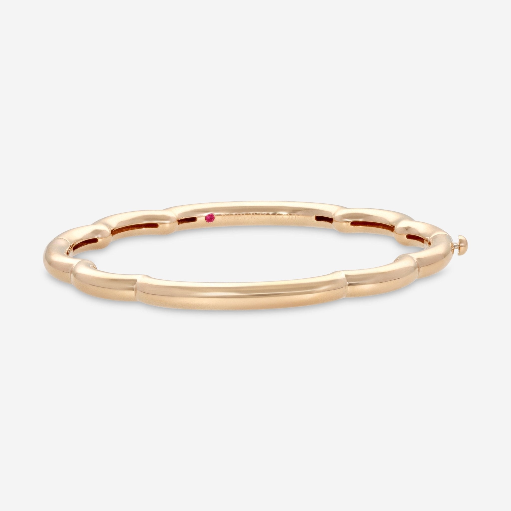 Roberto Coin Cialoma 18K Rose Gold Cloud Bangle Bracelet 7773574AXBA00 - THE SOLIST - Roberto Coin