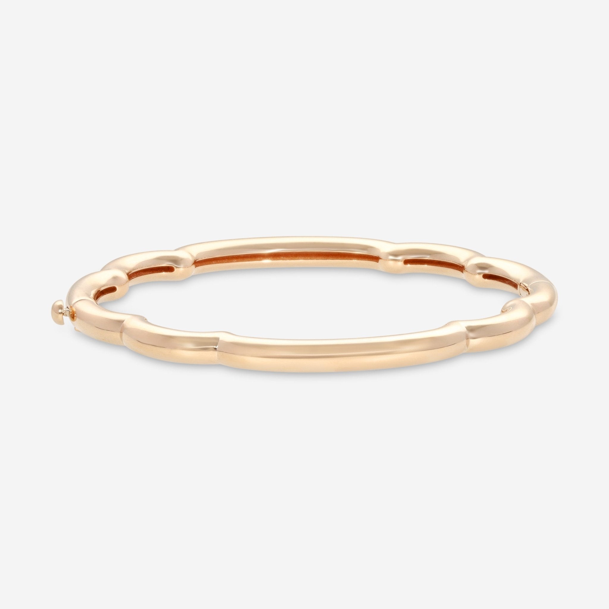 Roberto Coin Cialoma 18K Rose Gold Cloud Bangle Bracelet 7773574AXBA00 - THE SOLIST - Roberto Coin