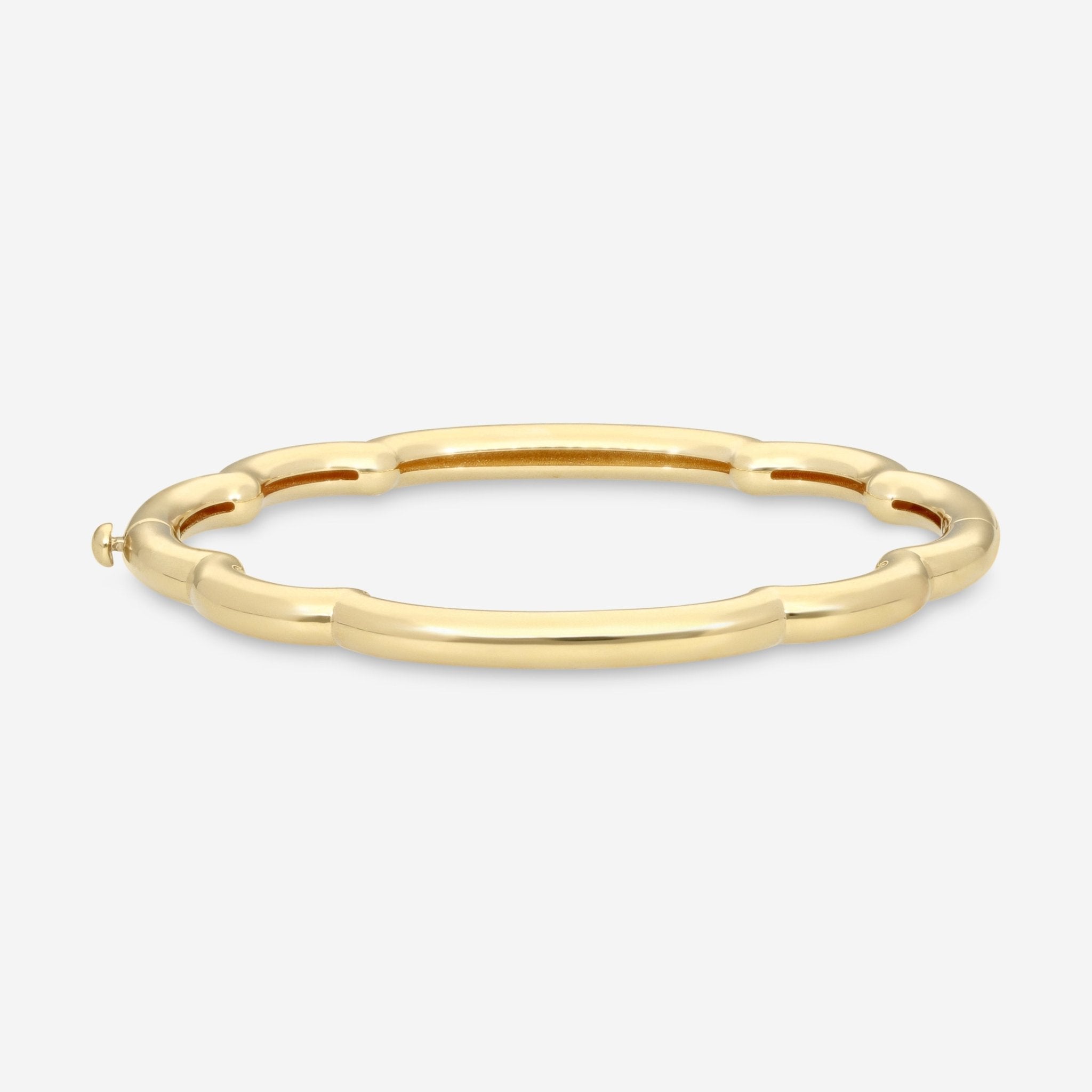 Roberto Coin Cialoma 18K Yellow Gold Cloud Bangle Bracelet 7773574AYBA00 - THE SOLIST - Roberto Coin