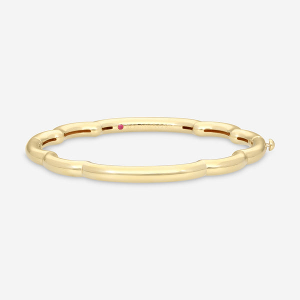 Roberto Coin Cialoma 18K Yellow Gold Cloud Bangle Bracelet 7773574AYBA00 - THE SOLIST - Roberto Coin