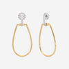 Roberto Coin Classic Parisienne 18K Yellow & White Gold Diamond Earrings 8882381AJERX - THE SOLIST - Roberto Coin