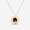 Roberto Coin Love in Verona 18K Yellow Gold Diamond & Blue Lapis Pendant Necklace 8883118AY19X - THE SOLIST - Roberto Coin