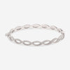 Roberto Coin New Barocco 18K White Gold and Diamond Bangle Bracelet 7771066AWBAX - THE SOLIST - Roberto Coin