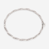 Roberto Coin New Barocco 18K White Gold and Diamond Bangle Bracelet 7771066AWBAX - THE SOLIST - Roberto Coin