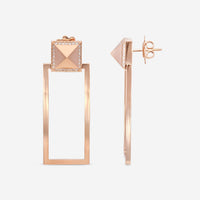 Roberto Coin Obelisco 18K Rose Gold Diamond Drop Earrings 8882497AXERX - THE SOLIST - Roberto Coin