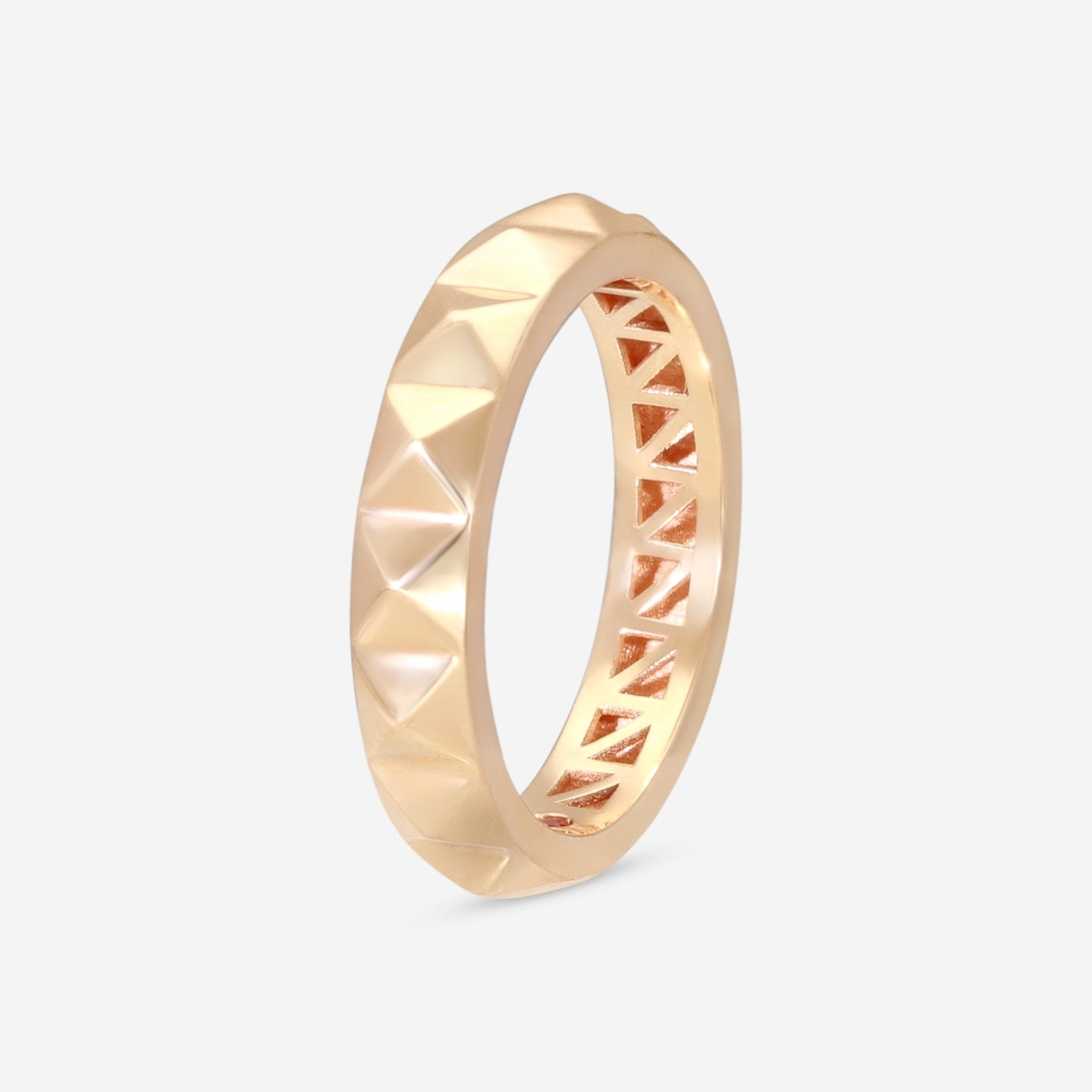 Roberto Coin Obelisco 18K Rose Gold Single Ring 7771620AX600 - THE SOLIST - Roberto Coin