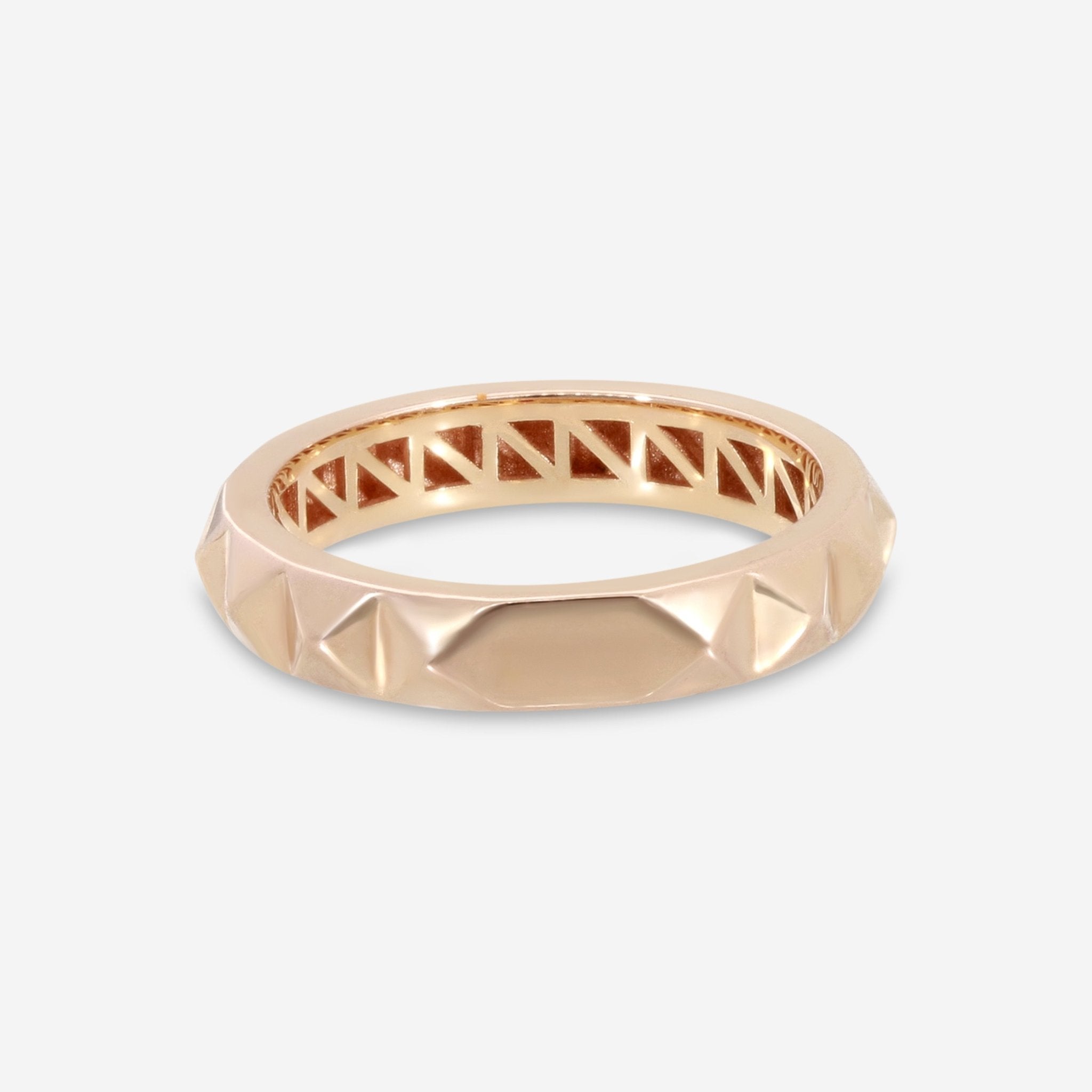 Roberto Coin Obelisco 18K Rose Gold Single Ring 7771620AX700 - THE SOLIST - Roberto Coin