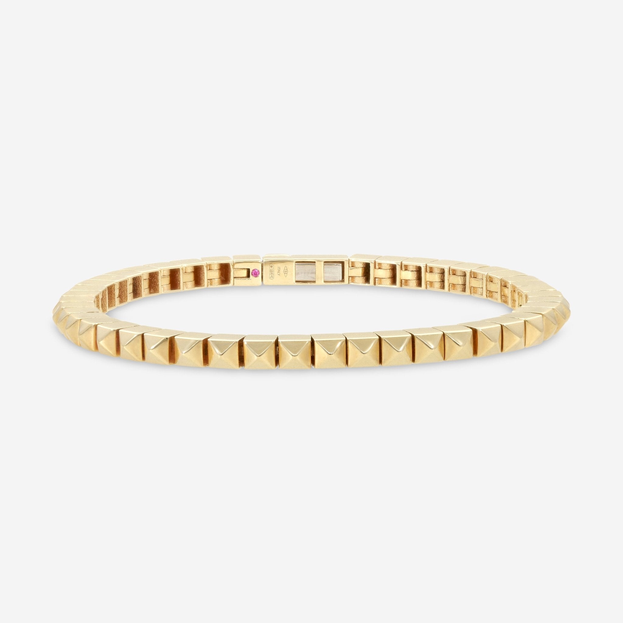 Roberto Coin Obelisco 18K Yellow Gold Plain Bracelet 7771666AYLB0 - THE SOLIST - Roberto Coin