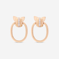 Roberto Coin Opera 18K Rose Gold Diamond Earrings 7772806AXERX - THE SOLIST - Roberto Coin