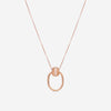 Roberto Coin Opera 18K Rose Gold Diamond Necklace 7772806AXCHX - THE SOLIST - Roberto Coin