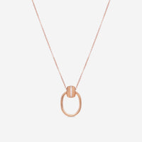 Roberto Coin Opera 18K Rose Gold Diamond Necklace 7772806AXCHX - THE SOLIST - Roberto Coin