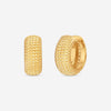 Roberto Coin Opera 18K Yellow Gold and Diamond Hoop Earrings 7772779AYERX - THE SOLIST - Roberto Coin