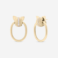 Roberto Coin Opera 18K Yellow Gold Diamond Earrings 7772806AYERX - THE SOLIST - Roberto Coin