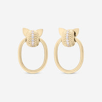 Roberto Coin Opera 18K Yellow Gold Diamond Earrings 7772806AYERX - THE SOLIST - Roberto Coin