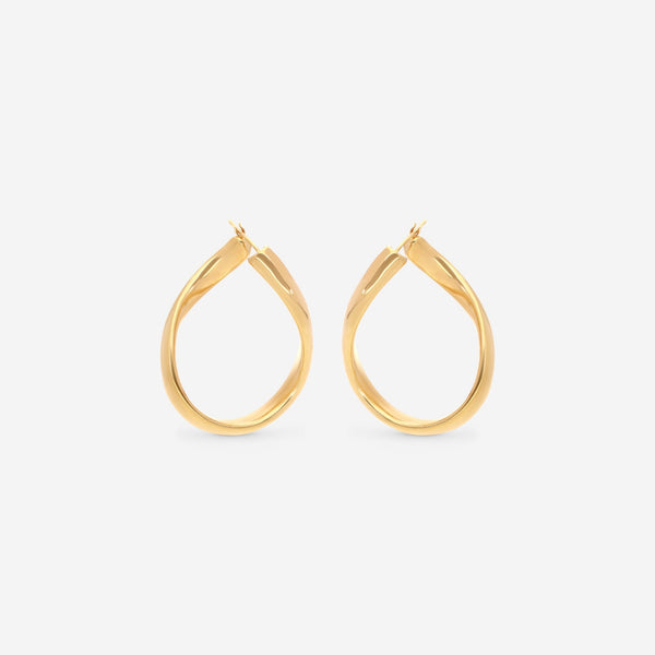 Roberto Coin Oro Classic 18K Yellow Gold Earrings 6740597AYER0 - THE SOLIST - Roberto Coin