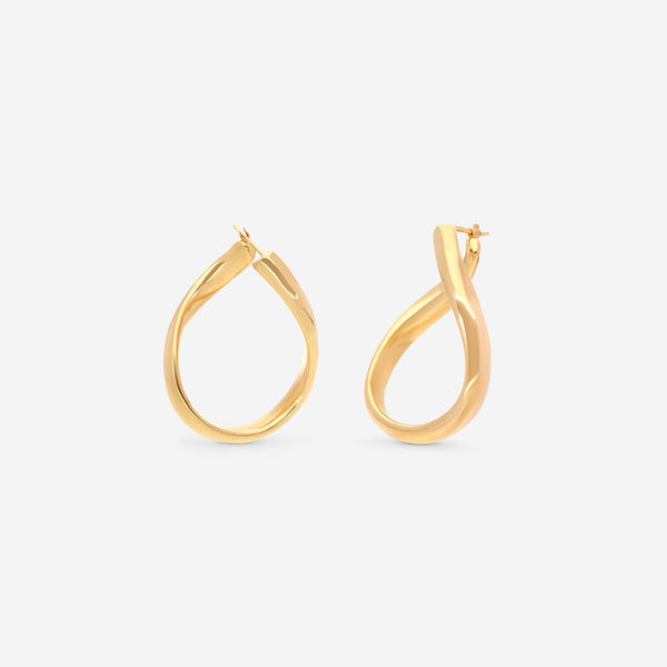 Roberto Coin Oro Classic 18K Yellow Gold Earrings 6740597AYER0 - THE SOLIST - Roberto Coin