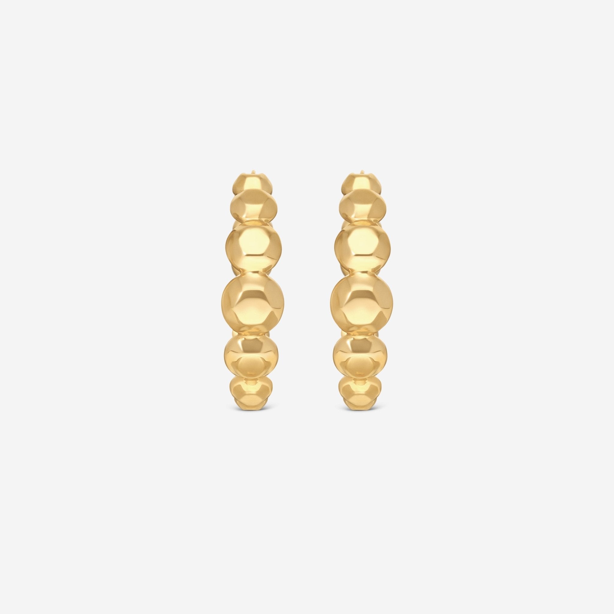 Roberto Coin Oro Classic 18K Yellow Gold Earrings 6740634AYER0 - THE SOLIST - Roberto Coin