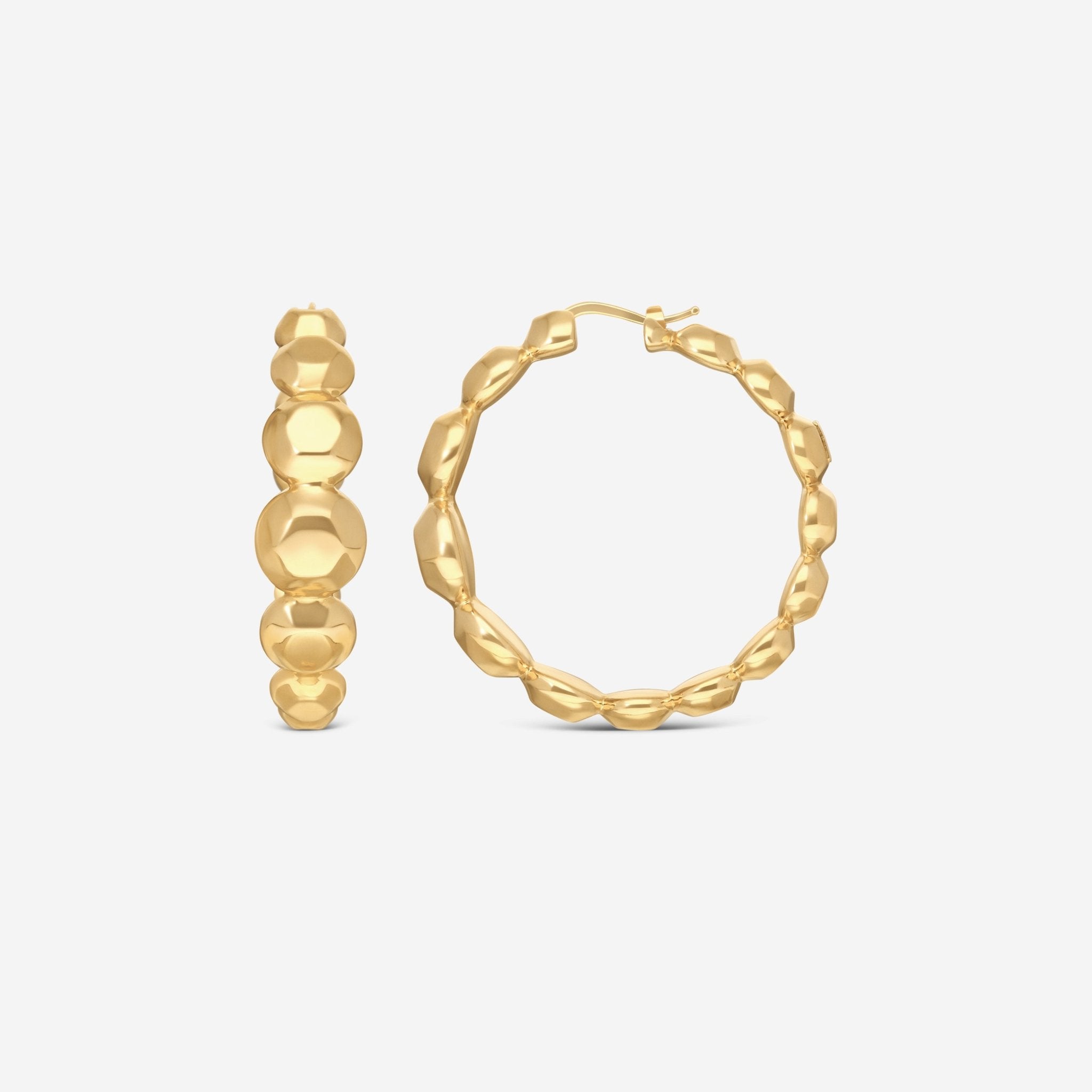 Roberto Coin Oro Classic 18K Yellow Gold Earrings 6740634AYER0 - THE SOLIST - Roberto Coin