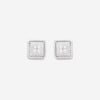 Roberto Coin Palazzo Ducale 18K White Gold Diamond Stud Earrings 7772792AWERX - THE SOLIST - Roberto Coin