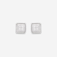 Roberto Coin Palazzo Ducale 18K White Gold Diamond Stud Earrings 7772792AWERX - THE SOLIST - Roberto Coin