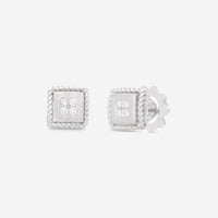 Roberto Coin Palazzo Ducale 18K White Gold Diamond Stud Earrings 7772792AWERX - THE SOLIST - Roberto Coin