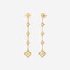 Roberto Coin Palazzo Ducale 18K Yellow Gold Diamond Drop Earrings 7772793AYERX - THE SOLIST - Roberto Coin