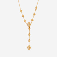 Roberto Coin Palazzo Ducale 18K Yellow Gold Diamond Lariat Necklace 7772924AY15X - THE SOLIST - Roberto Coin