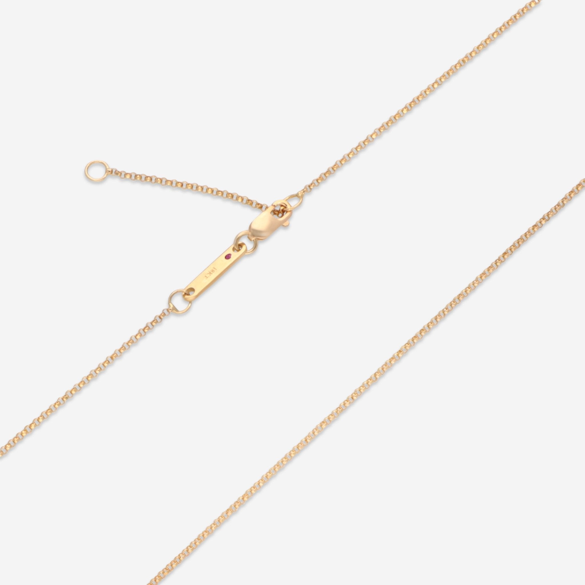 Roberto Coin Pois Moi 18K Yellow Gold Cross Pendant Necklace 7771291AYCH0 - THE SOLIST - Roberto Coin