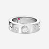 Roberto Coin Pois Moi Luna 18K White Gold Diamond Band Ring Sz. 6.5 8882504AW65X - THE SOLIST - Roberto Coin