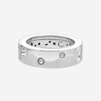 Roberto Coin Pois Moi Luna 18K White Gold Diamond Band Ring Sz. 6.5 8882509AW65X - THE SOLIST - Roberto Coin