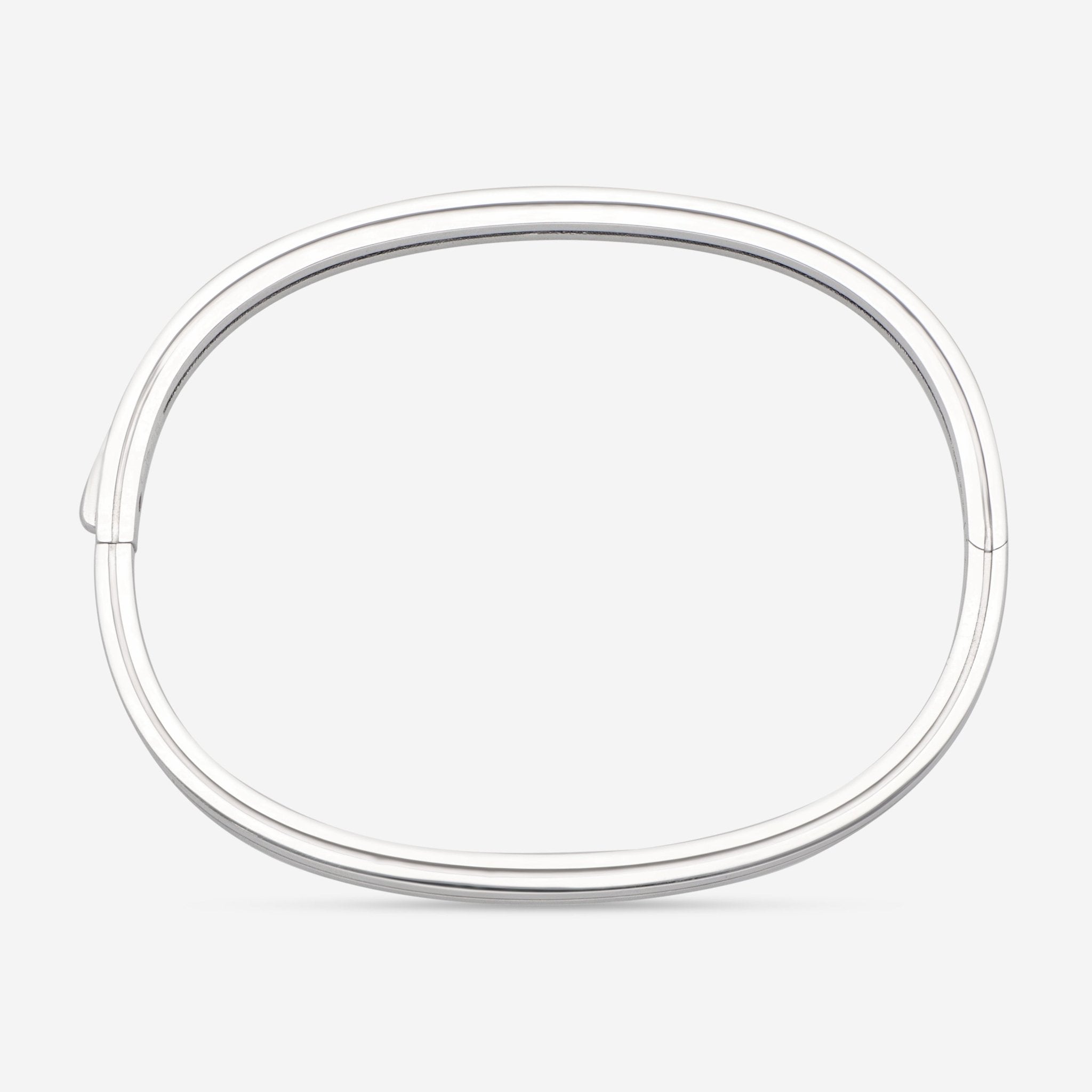 Roberto Coin Portofino 18K White Gold Bangle Bracelet 7771950AWBAL - THE SOLIST - Roberto Coin