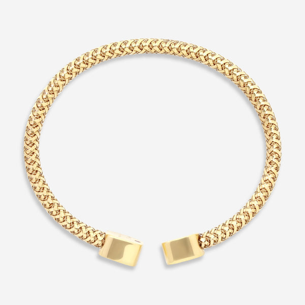 Roberto Coin Primavera 18K Yellow Gold Diamond Bangle Bracelet 5574020AYBAX - THE SOLIST - Roberto Coin