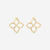 Roberto Coin Princess Flower 18K Yellow Gold Diamond Earrings 7773040AYERX - THE SOLIST - Roberto Coin