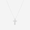 Roberto Coin Scalare 18K White Gold Diamond Cross Pendant Necklace 8881383AW18X - THE SOLIST - Roberto Coin