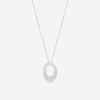 Roberto Coin Scalare 18K White Gold Diamond Pendant Necklace 8881402AW18X - THE SOLIST - Roberto Coin