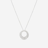 Roberto Coin Scalare 18K White Gold Diamond Pendant Necklace 8881402AW18X - THE SOLIST - Roberto Coin