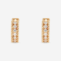 Roberto Coin Symphony 18K Rose Gold Diamond Princess Collection Earrings 7771359AXERX - THE SOLIST - Roberto Coin